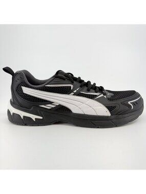 Puma Milenio Tech 2000 Mens Size 10.5 Black White Running Walking Shoes Sneakers